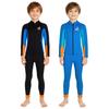 Conjunto de Fato de Neoprene 2,5mm para Meninos Manga Longa Separado Roupa de Mergulho Quente Térmica Roupa de Banho Snorkeling Surf