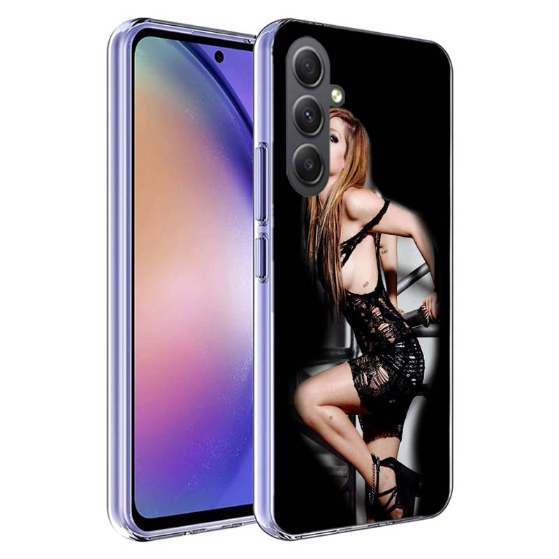 Singer Avril Lavigne Phone Case for Samsung A17 A37 A57 A07 A16 A26 A36 A56 A06 A02S A12 A22 A32 A52S A04S A14 A24 A34 A54 A03 A