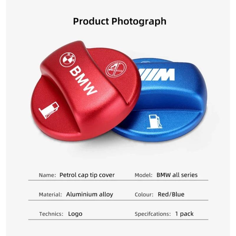 BXH1 2026 Car Sticker Aluminum Alloy Car Badge Fuel Tank Cap For BMW E46 E90 E60 F30 F10 E39 E36 F20 G20 G30 E92 E87 E91 X5 E70 F11 E