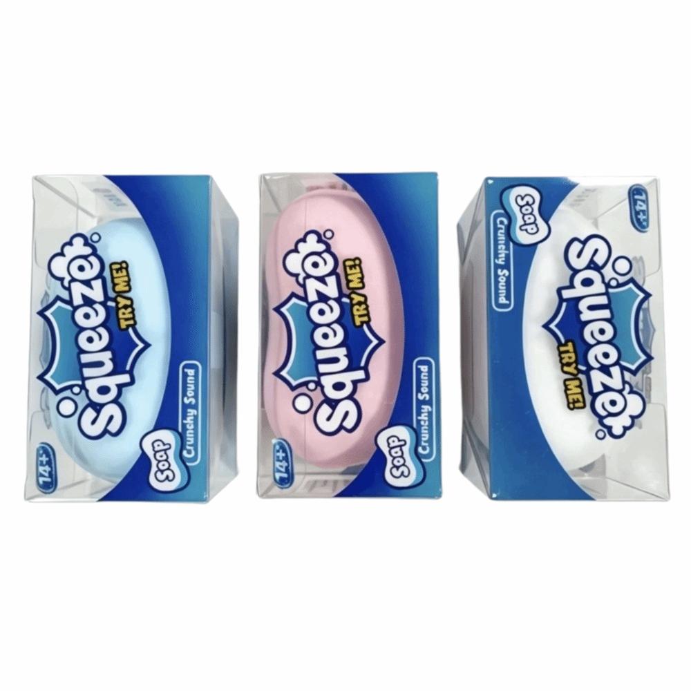Slow Rising Crunchy Soap Ball Slow-rebound Soap Fidget Squeeze Colorful Soap Squishy Toy Home