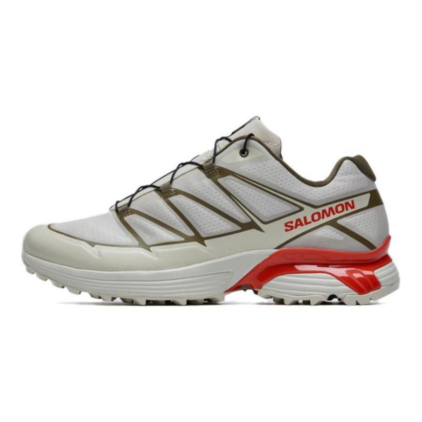 SALOMON XT Pathway 2 Breathable Support Low top Casual Running Shoes Unisex Beige Pink Sneakers 478608