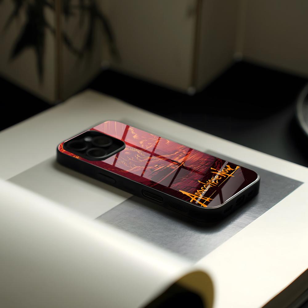 A-apocalypses Now Phone Case Glass For IPhone17 Air 16 Creative Concept 15 17 14 Pro Max 13 12 11 X XS XR Plus For Samsung S 26