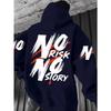 2026 Autumn/Winter New Style Simple Casual Stylish Soft Comfortable 3D Letter Pattern Printed Men's Hooded Sweatshirt