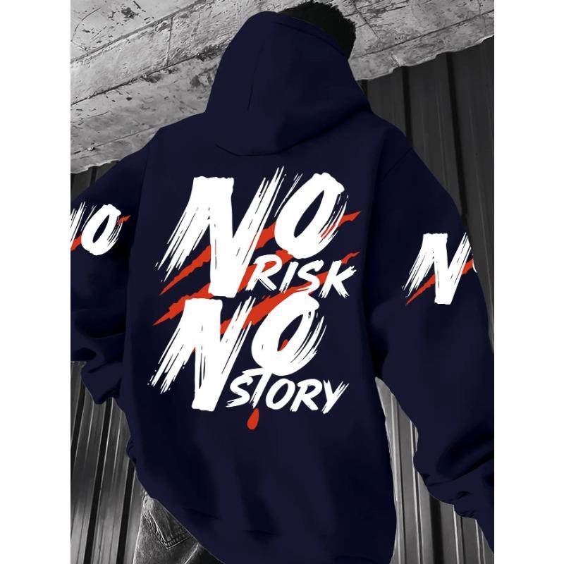 2026 Autumn/Winter New Style Simple Casual Stylish Soft Comfortable 3D Letter Pattern Printed Men's Hooded Sweatshirt