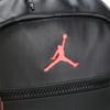 Jordan Polyester With Leather Backpack Unisex Black Red Jordan 9A0259-KR6