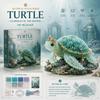 DIY Perlen-Set Schildkröte Wächter der Tiefe Mythische Meeres-Serie Handgefertigtes Tier-Ornament Bastelset für Erwachsene und Jugendliche
