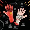 Uhlsport Fang ZNE Ultra Grip Half Negative Goalkeeper Gloves Match High Soccer Maschiné - Use, Grip, (1011408-01-8)