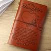 Journal Notebook Loose-Leaf Refillable Faux Leather Cover with Elastic Strap