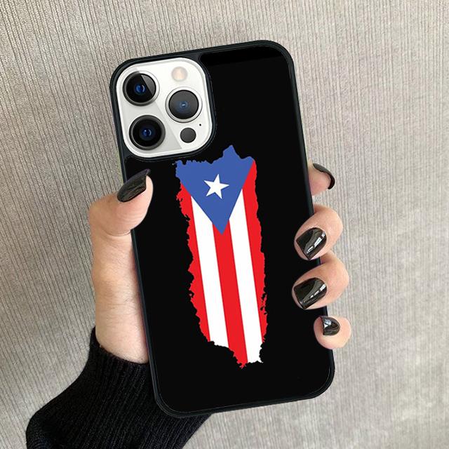 Puerto Rico Flag Phone Case For iPhone 17 Air 16 15 14 Plus 12 13 Pro Max Soft Bumper Shell Cover Coque