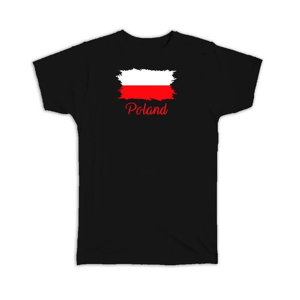 Gift T-Shirt : Poland Flag Polish Country Expat M