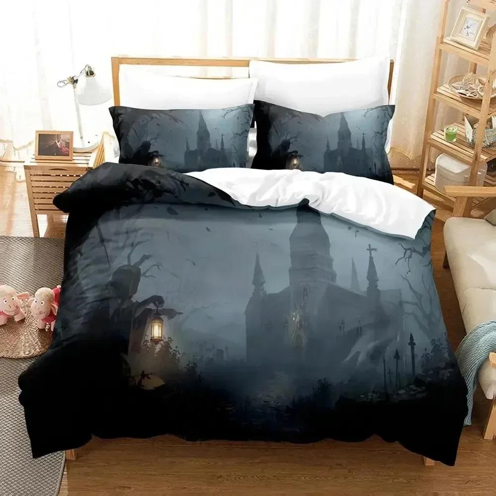 Top 3D Anime Game Identity V Bedding Set Printed Bed Set With Pillowcase Bed Duvet Cover Soft Queen King Size Bedclothes Home