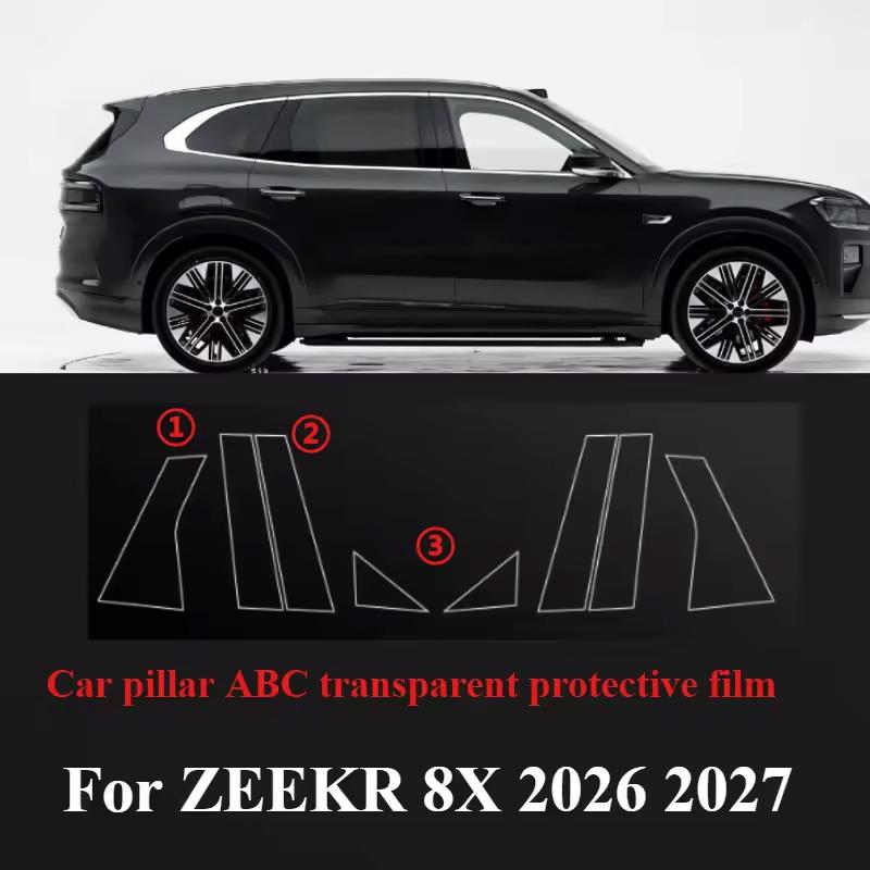 Per ZEEKR 8X 2026 Schermo di Navigazione del Pannello Pellicola Protettiva in TPU per Interni Auto Accessori Antigraffio