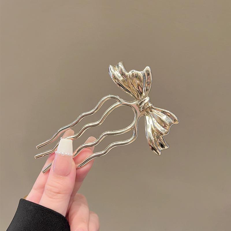 Hollow Butterfly Simple U-shaped Hair Clip Women's Hair Clip Hair Stick Women's Bridal Hair Accessories Headwear Hair Hairpin