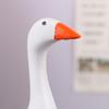 Magnetic Goose Key Holder - Resin Desk Decor For Office Home, Cute Duck Figurine With Tool Rack