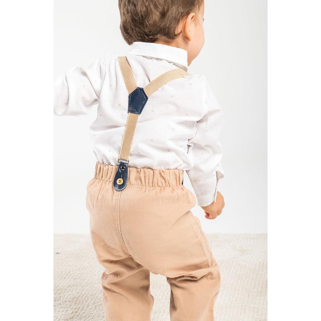 1-5 Years 4 Piece Bowtie And Slopephone Suit Baby Set