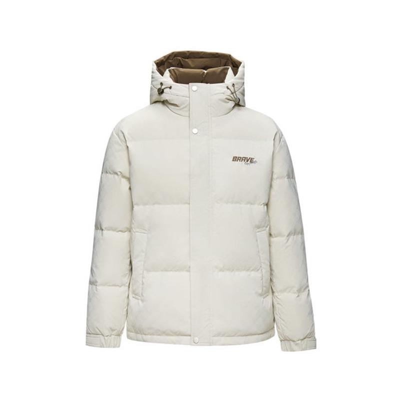 

Brand Tag Men s Winter Hooded Embroidered Warm Down Jacket Y4Y13600 L