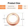 30PCS 12mm Crush Washer, Copper Crush Washer Oil Drain Plug Gasket, Compatible with 1982-2022 Nissan Infiniti Rogue Sentra Xterra Altima Frontier