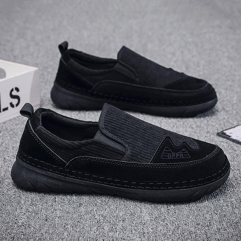 

Горячая Распродажа Мужская Повседневная Обувь Весна Новая Вулканизированная Обувь Плоская Подошва Удобные Лоферы Мужская Модная Парусиновая Обувь Кроссовки 39 чёрный