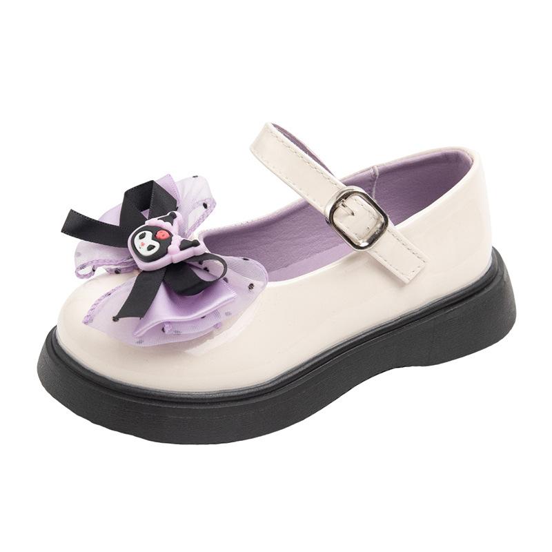 Girl Leather Shoes New Spring Autumn Princess Shoes Student Anime Cartoon Soft Bottom Single Shoes 37