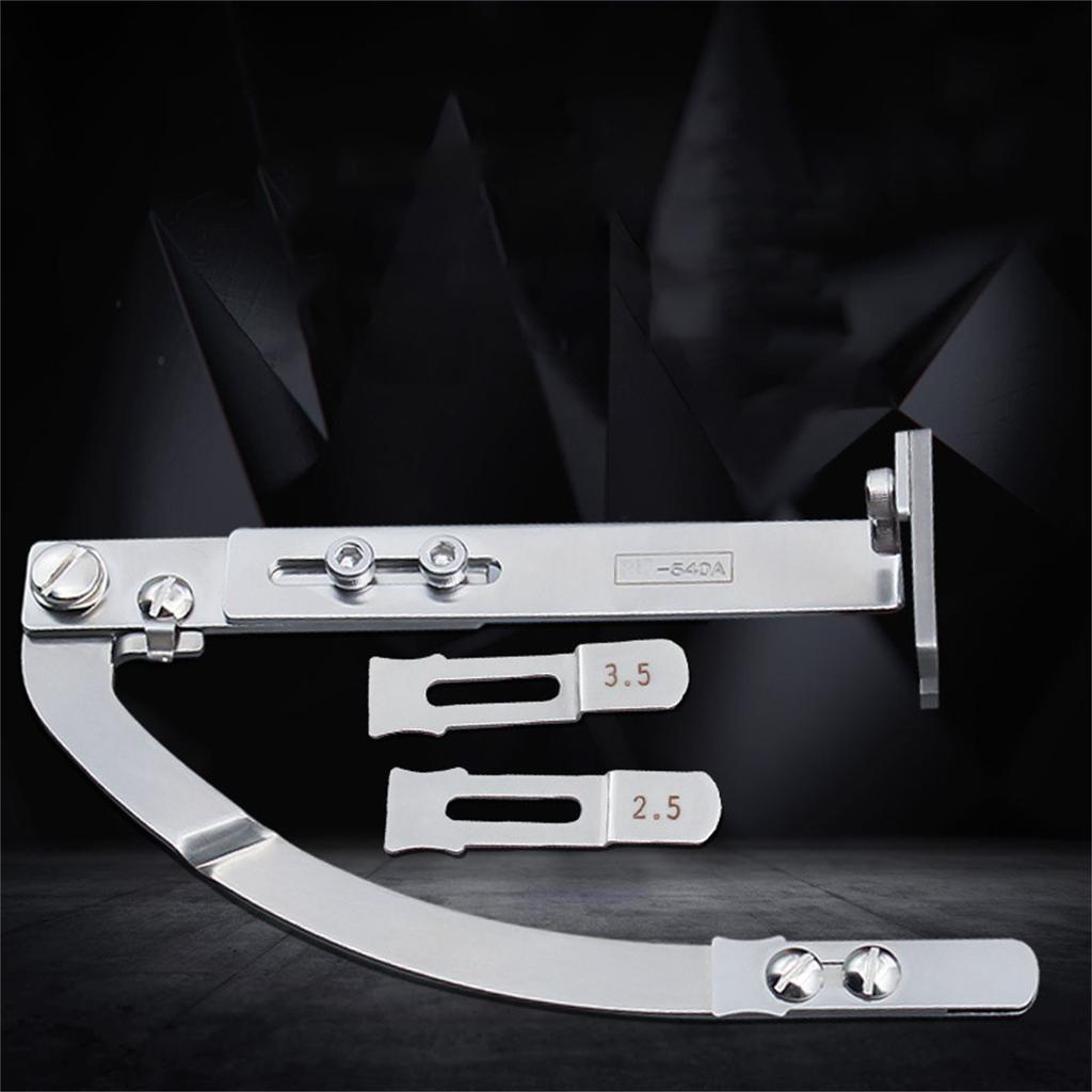 Flat Car Quilting Guide Adjustable Collar Binding Attachment For Industrial Sewing Machine Lockstitching Sewing Machine