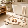 Non-Slip Cat-Shaped Area Rug 2D Cartoon Carpet Soft Home Decor Carpet  Bedrooms