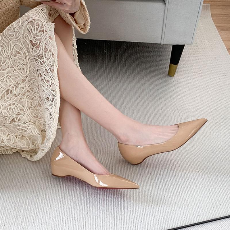 Flat Shoes Women Banquet Thin Pointed Sexy Women's Shoes Flats Women Work Shoes Comfortable for Work Adult