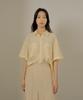 Nevel Everywear Wrinkle Poket Blouse_Butter Yellow
