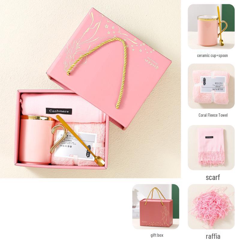 European Style Ceramic Mug Gift Set - Perfect for Weddings, Birthdays, Graduations, and Parties