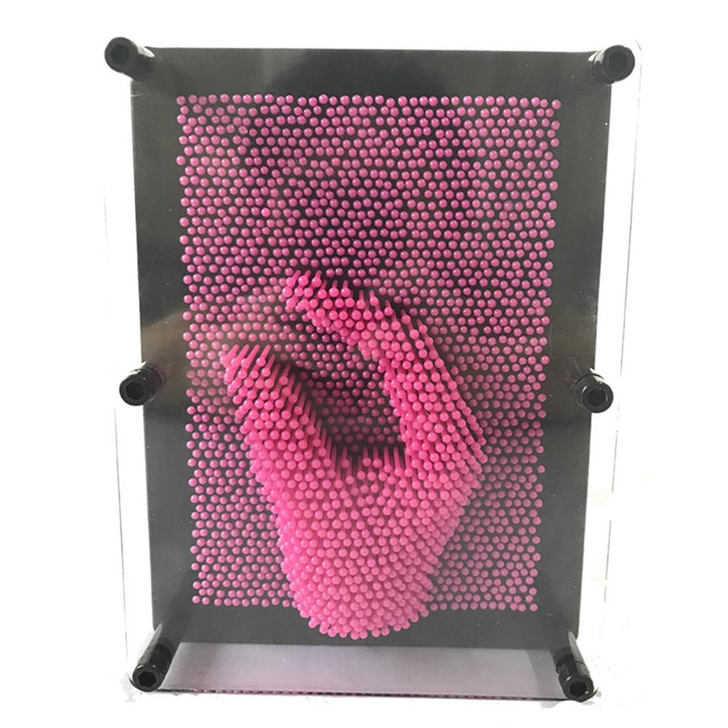 3d Antistress Clone Fingerprint Needle Painting Gag Christmas Kids Gift Novelty Funny Toy Decorations Needle Painting For Kids