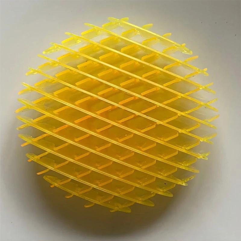 Design Worm Big Fidget Toy 3D Printing Decompression Elastic Net Net Anti-Stress ADHD Stress Relief Elastic Toy for Kid Adult