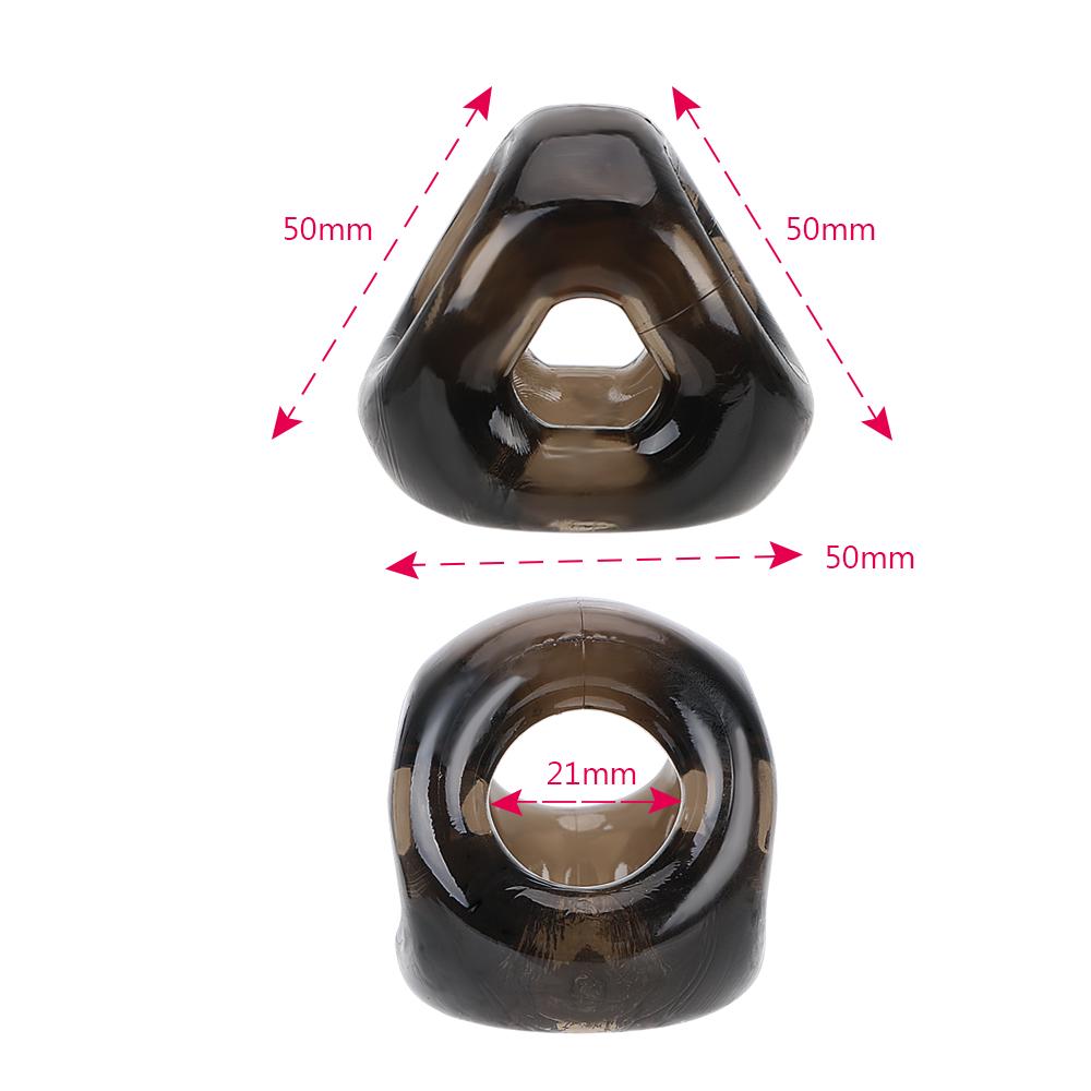 Sex Toys for Men Male Silicone Penis Ring Elastic Cock Ring Delay Ejaculation Scrotal Binding