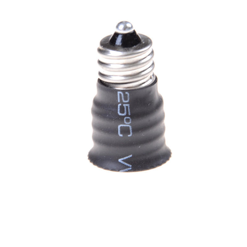 

Адаптер-конвертер для светодиодных ламп E12 - E14, цоколь канделябра чёрный