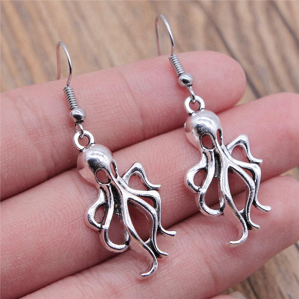Bold Hot-Selling Marine Life Mermaid Drop Earrings Elegant Valentine's Gift for Formal Occasions
