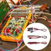 Precisions USB 4 Wire Kelvin Clip Battery Resistance Tester Probe  Plastic Battery Internal Resistance Test Clip 1-100