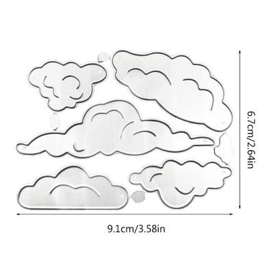 Cloud Metal Cutting Dies DIY Craft Carbon Steel Embossing Template Stencil Scrapbooking for Card Die Cuts Mold Decor