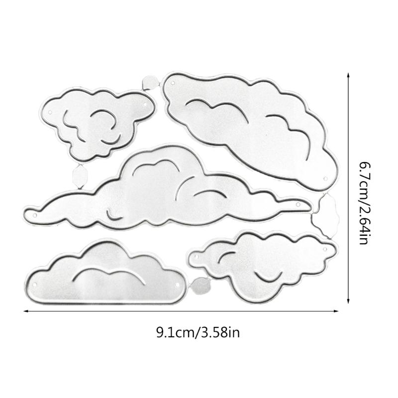 Cloud Metal Cutting Dies DIY Craft Carbon Steel Embossing Template Stencil Scrapbooking for Card Die Cuts Mold Decor