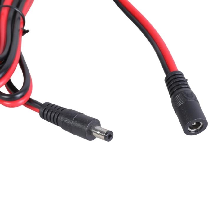 DC5521 Power Supply Cable, DC5.5x2.1mm Adapter Cord Male to Female Extension Wire for LED Strips 12V-24V Devices