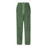 Men's Drawstring Pocket Flannel Casual Pants