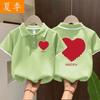 Girls Summer Loose Polo Shirt Short Sleeve T Shirt Trendy Casual Kids Clothes