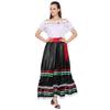Womens Ethnic Western Dress With Lace And Embroidery Design For Halloween Daily