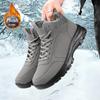 Men Snow Boots Winter Thermal Boots Waterproof Anti Slip Lightweight Warm Arctic Trekking Shoes for Outdoor Hiking Work