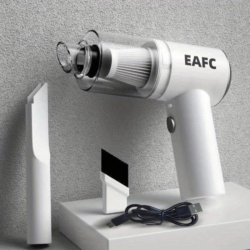 

Многофункциональный портативный автомобильный пылесос Type-C Перезаряжаемый ручной автомобильный пылесос Мощный всасывающий пылесос Бытовой пылесос для шерсти домашних животных белый