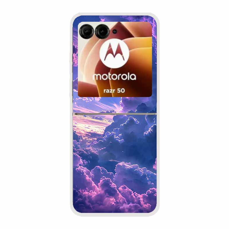 

Phone Case For Motorola Razr 50 60 Ultra Razr+ Luxury TPU Transparent Hard Clear Shell for Razr60 Razr50 Ultra Back Coque Cover -Moto Razr 50 Ultra