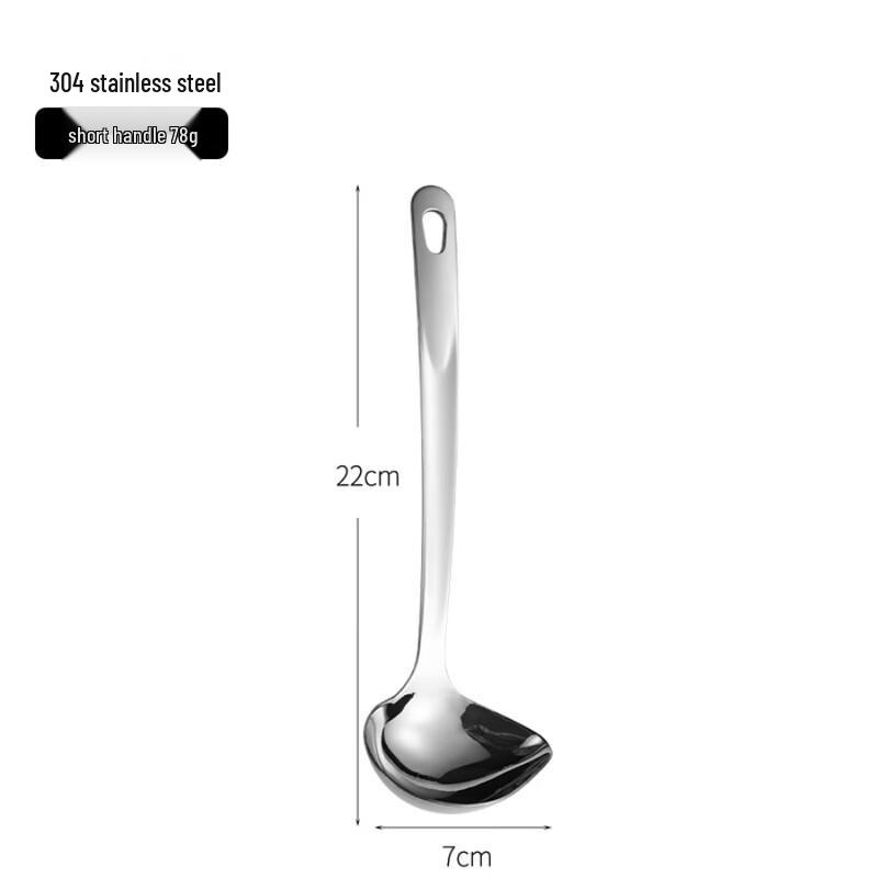 ZISIZ Long Handle Sauce Ladle with Side Spout