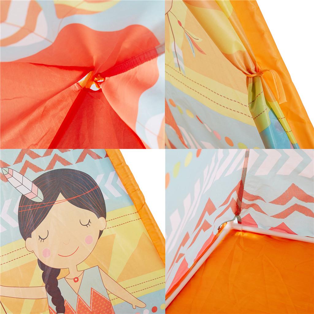 Sammenleggbart barn Lekehus indisk stil telt innendørs og utendørs gutter jenter