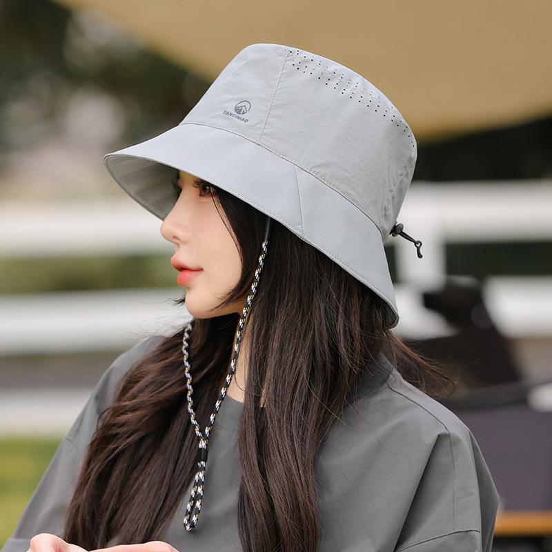 Outdoor Hiking Hat Women'S Summer Cycling Sun Protection Sun Hat Quick Drying Breathable Mesh Sun Hat Bucket Hat