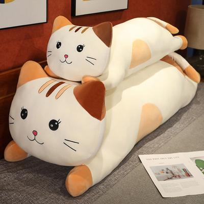 Cute and Soft Cat Throw Pillow Plush Toy Doll Kitten Doll Children's Company Soothing Doll