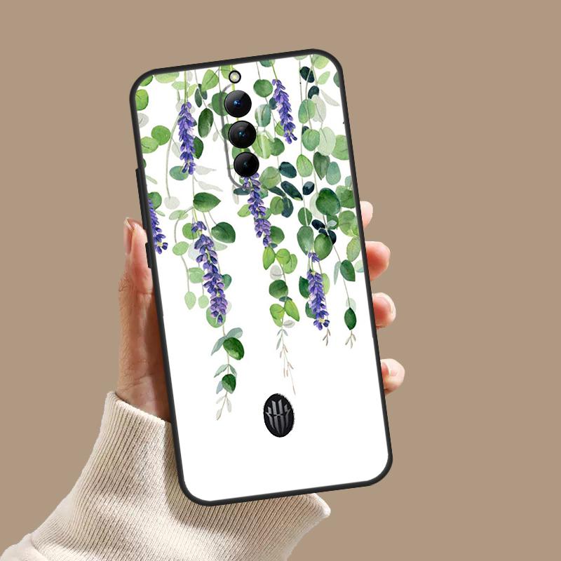 Eucalyptus Lavender Case For ZTE Nubia Red Magic 11 10S 9S 8S 8 9 10 Pro Plus 6 7 6S 7S Pro 5G 6R 10 Air Cover