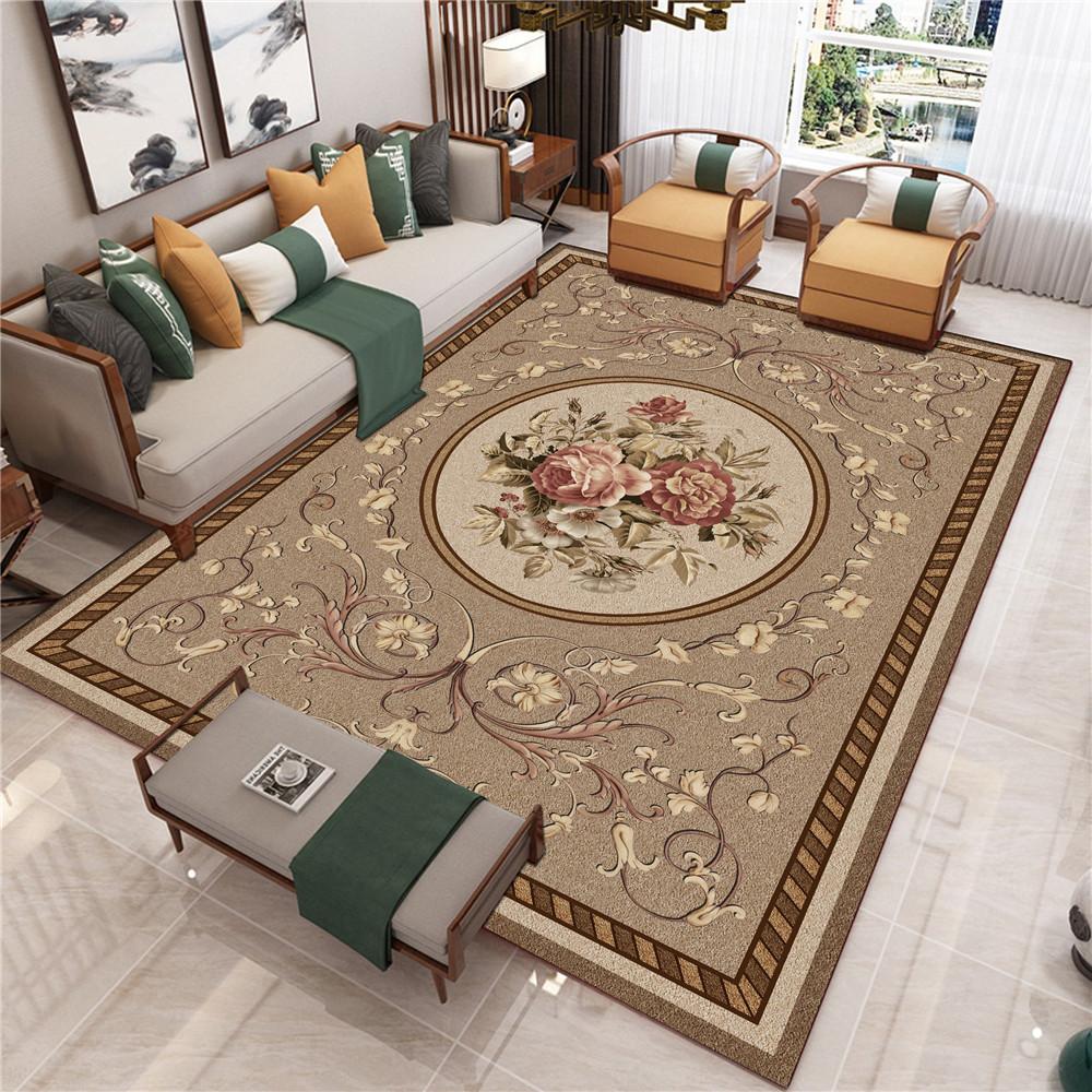 New Chinese Style Living Room Carpet Chinese Style Sofa Coffee Table Mat Bedside Classical Style Carpet