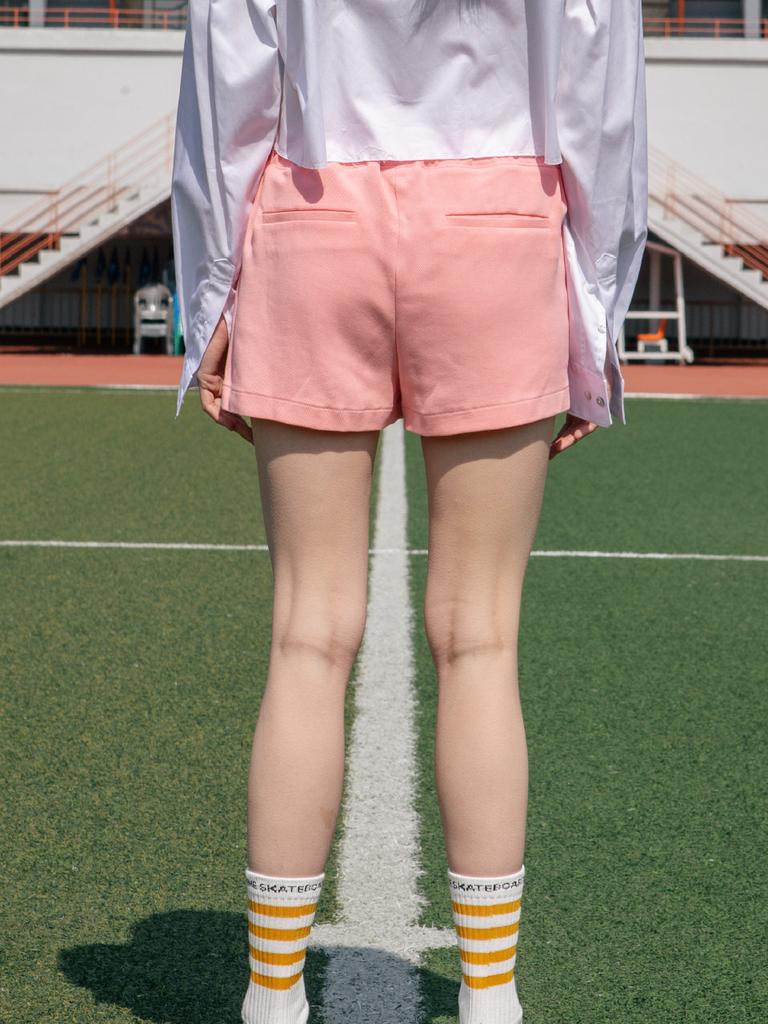 Seutyu [Italy Fabric]Pink Short Pants